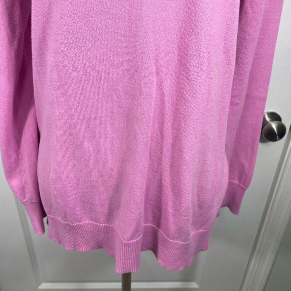 J. Crew Women's V-Neck Sweater in Pink Size Small CB-100 - Picture 4 of 8